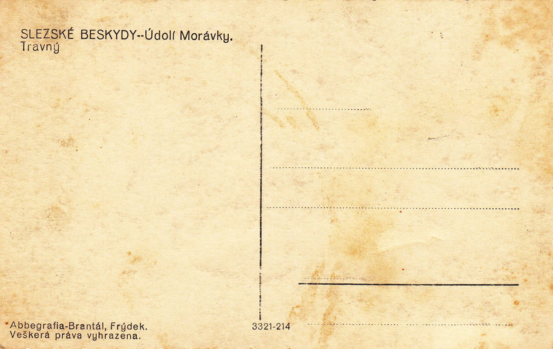 SLEZSKÉ BESKYDY - Údolí Morávky. Travný 