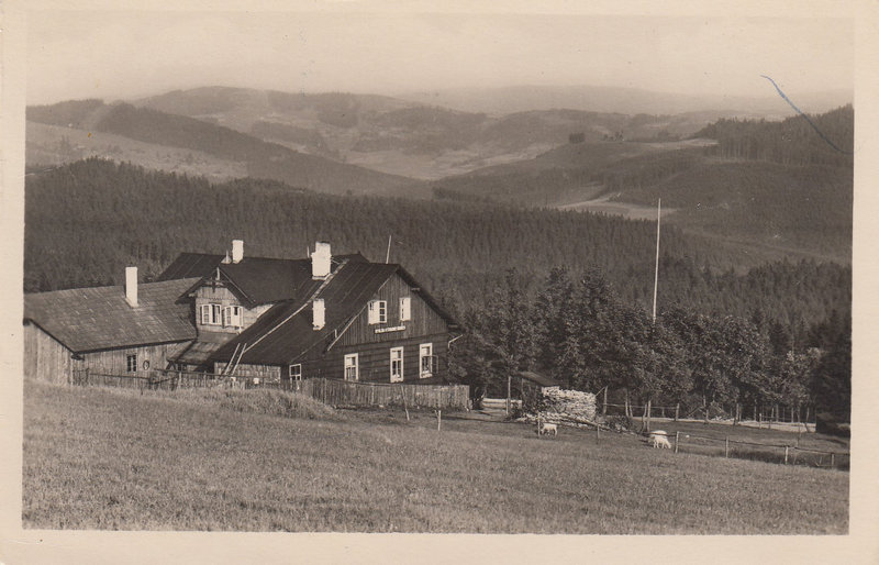 Slezke Bezkydy. Švarná Hanka 887 mn.m.