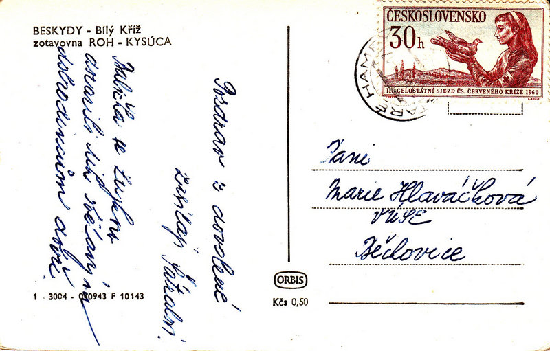 BESKYDY - Bílý Kříž - zotavovna ROH - KYSÚCA