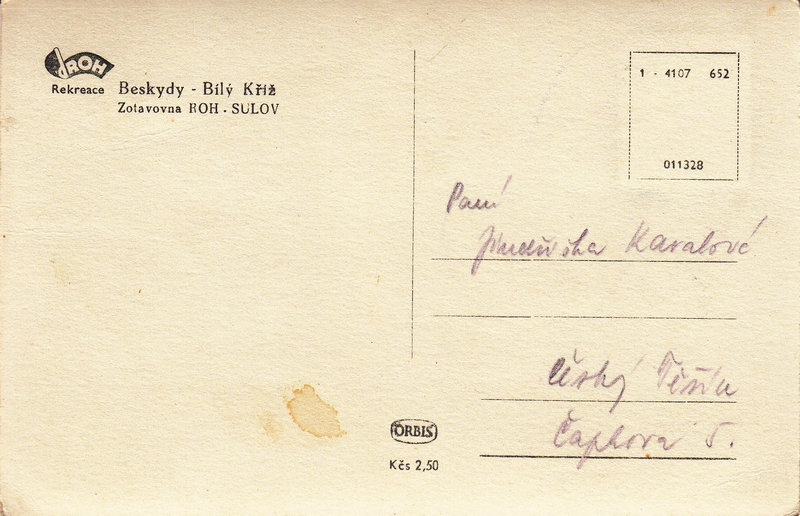 Beskydy - Bílý Kříž - Zostavovna ROH . SULOV