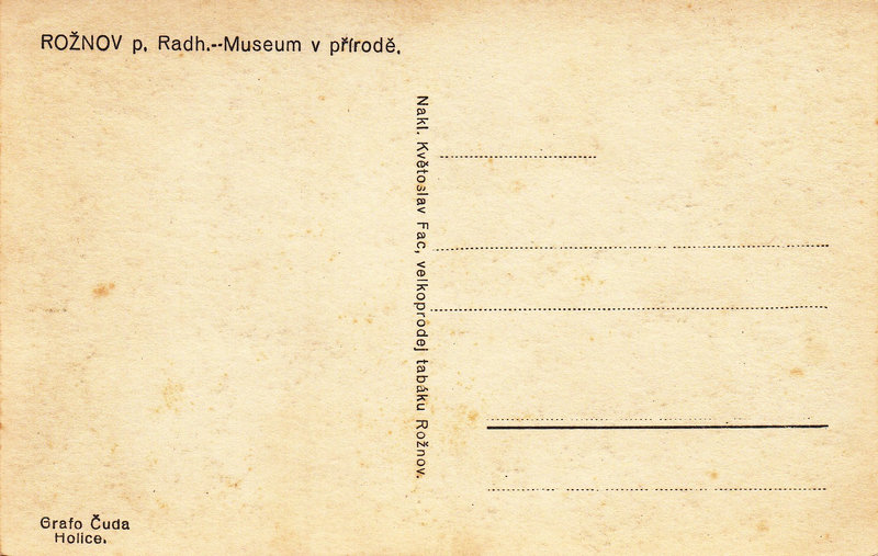 ROŽNOV p. R. - Museum v přírodě