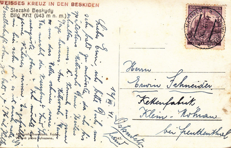 Slezské Beskydy - Bílý Kříž (943 m n. m.)