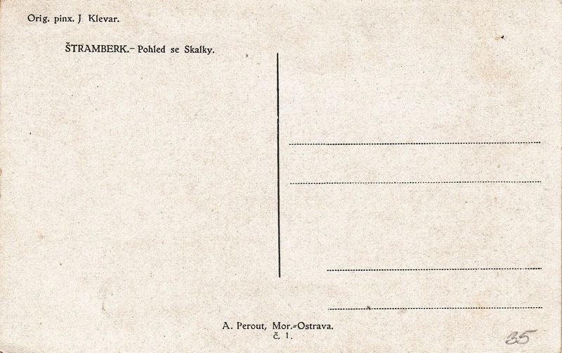 ŠTRAMBERK - Pohled se Skalky