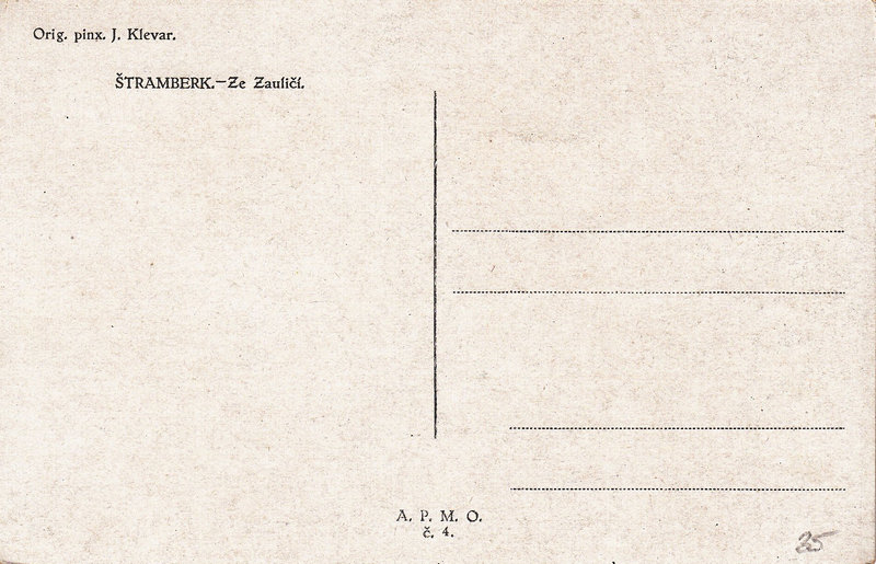 ŠTRAMBERK - ze Zálučí