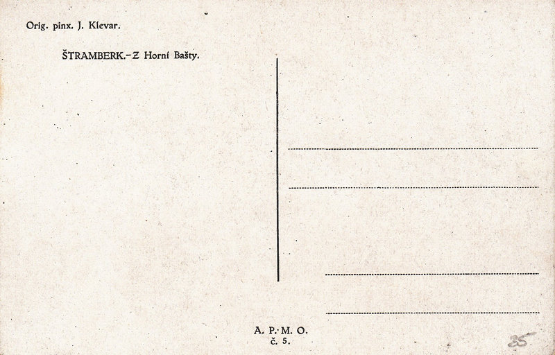 ŠTRAMBERK - Z Horní Bašty