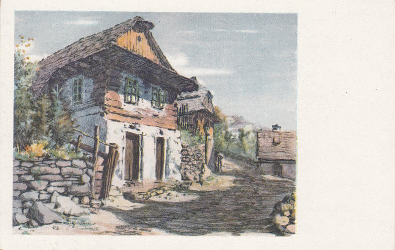 ŠTRAMBERK - Ulička na Skalky