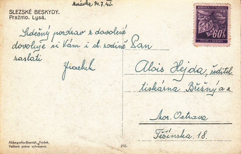 SLEZSKÉ BESKYDY. - Pražmo. Lysá.