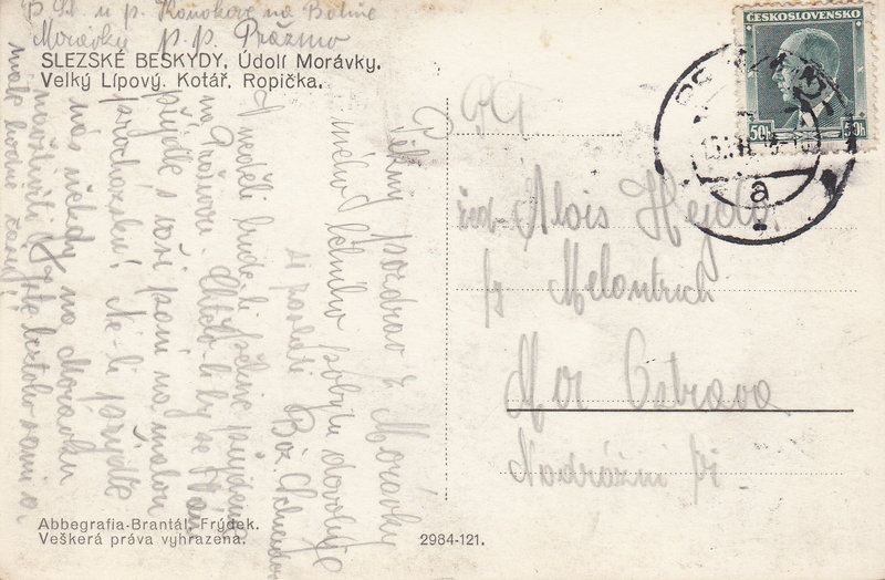 SLEZSKÉ BESKYDY. Údolí Morávky