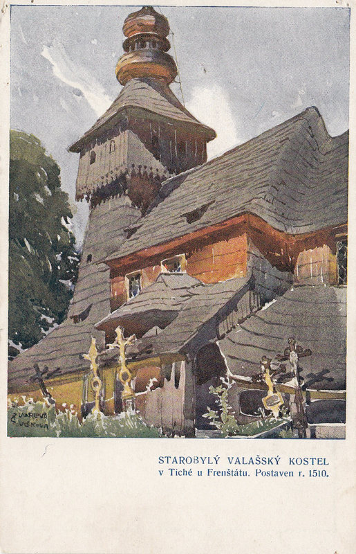 STAROBYLY VALŠSKÝ KOSTEL v Tiché u Frenštátu