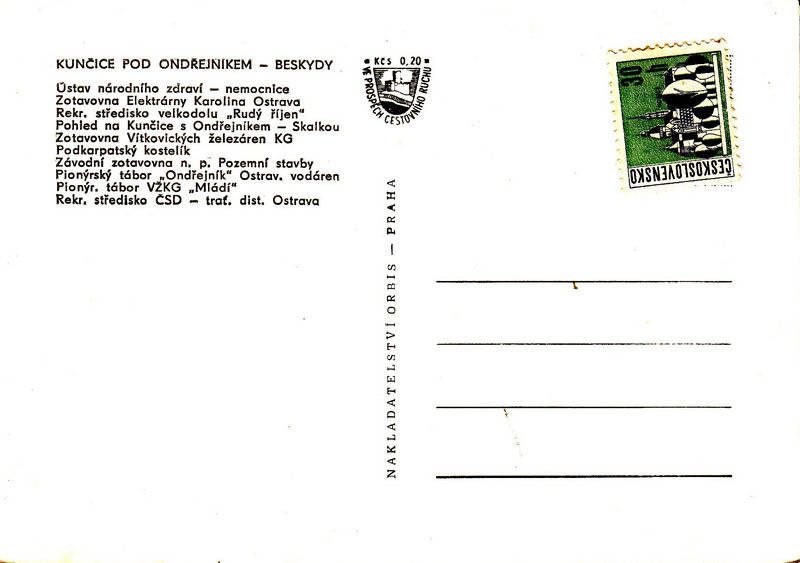 KUNČICE pod ONDŘEJNÍKEM - BESKYDY