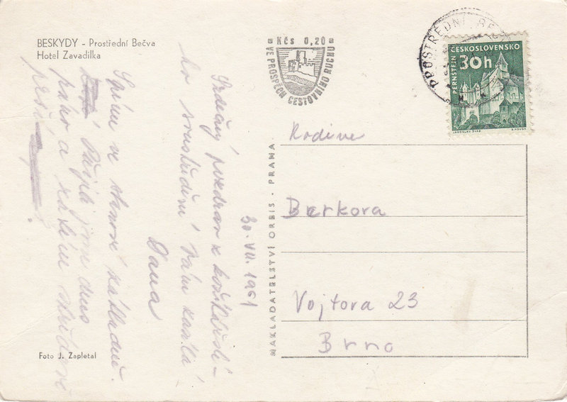 BESKYDY - Prostřední Bečva - Hotel Zavadilka