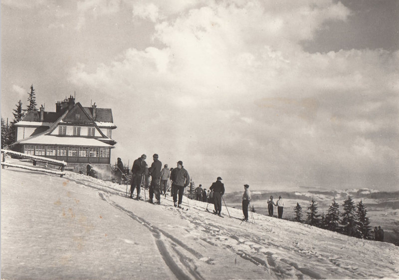 BESKYDY - Turistická chata na Kozubové - 976 m n. m. - Milíkov u Jablunkova. - Schronisko na Kozubowej - 976 m n. m. - Milíkov k/Jablunkowa.