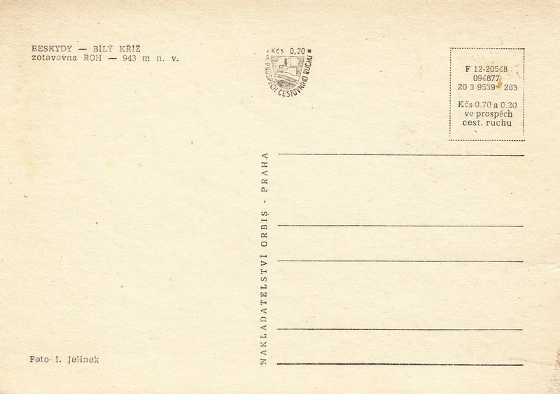BESKYDY - BÍLÝ KŘÍŽ - zotavovna ROH - 943 m n. m.