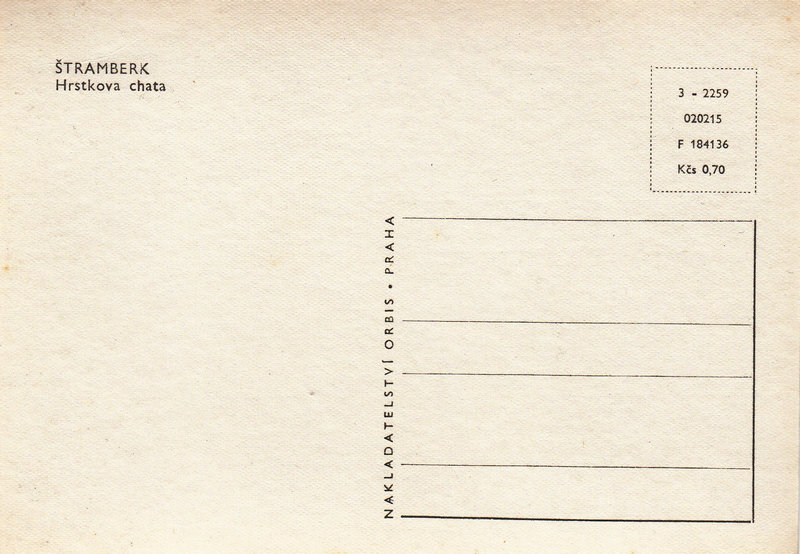 ŠTRAMBERK - Hrstkova chata