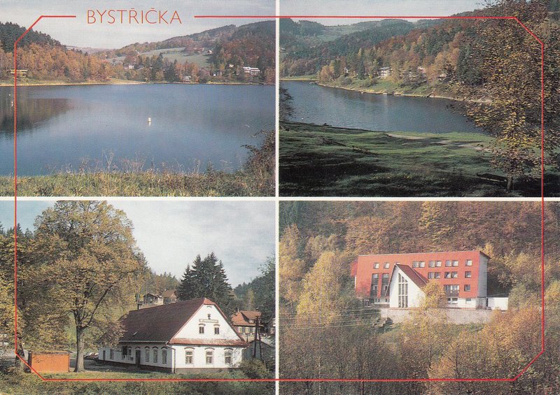 BYSTŘIČKA - Rekreační středisko a přehrada nedaleko Vsetína