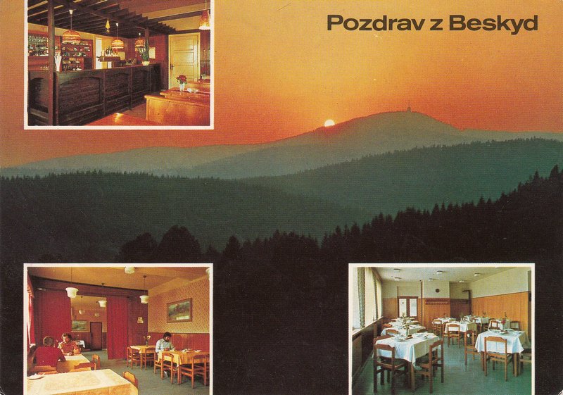 Komorní Lhotka - restaurace Godula, Morávka - restaurace hotelu Morávka, Restaurace Partyzán