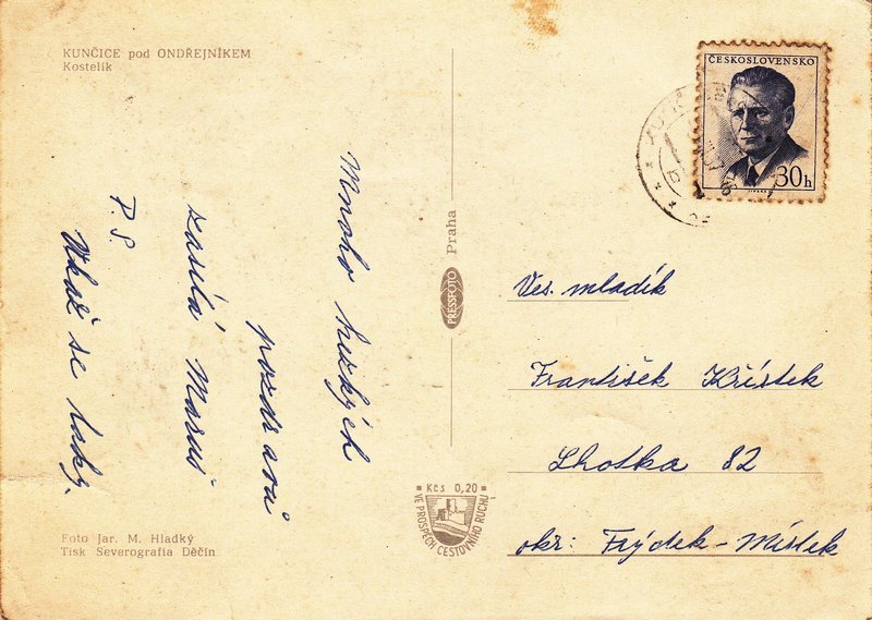 KUNČICE pod ONDŘEJNÍKEM - Kostelík