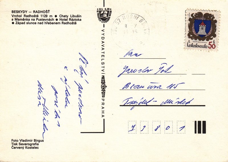 BESKYDY - RADHOŠŤ