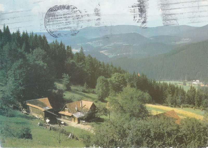 BESKYDY - HORNÍ BEČVA - Bukoryška, v pozadí Radhošť