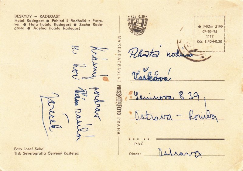 BESKYDY - RADEGAST