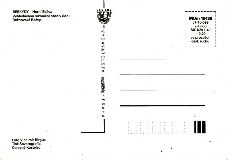 BESKYDY - Horní Bečva