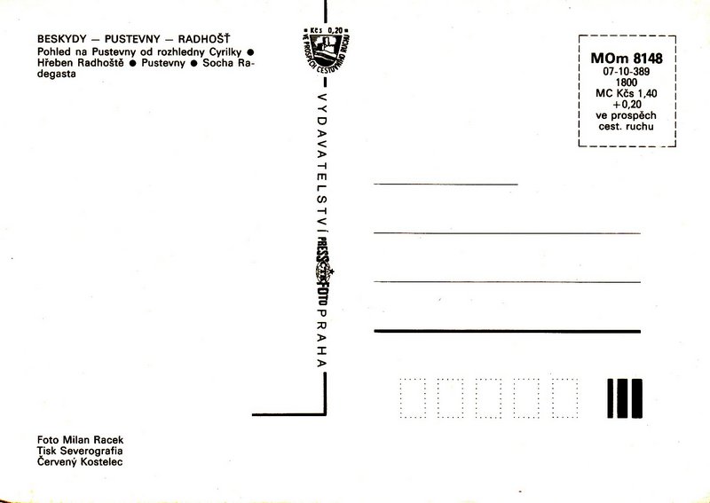 BESKYDY - PUSTEVNY - RADHOŠŤ