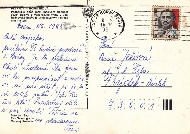 BESKYDY - HORNÍ BEČVA