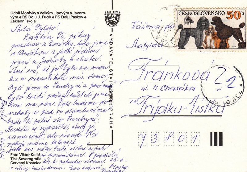 Údolí Morávky s Velkým Lipovým a Javorovým, RS Dolu J. Fučík, RS Dolu Paskov, Základní škola