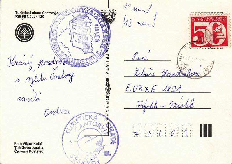 BESKYDY - CHATA ČANTORYJE