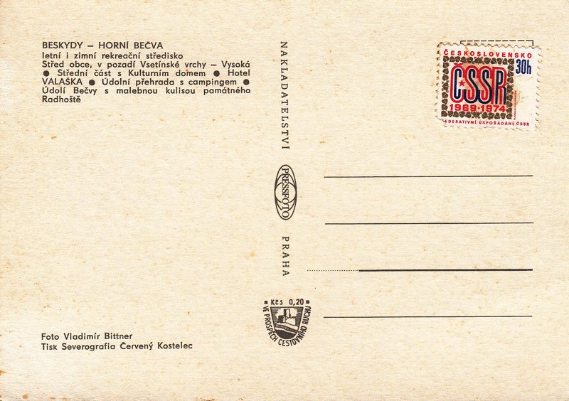 BESKYDY - HORNÍ BEČVA