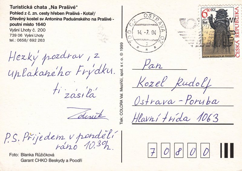 Turistická chata „Na Prašivé”