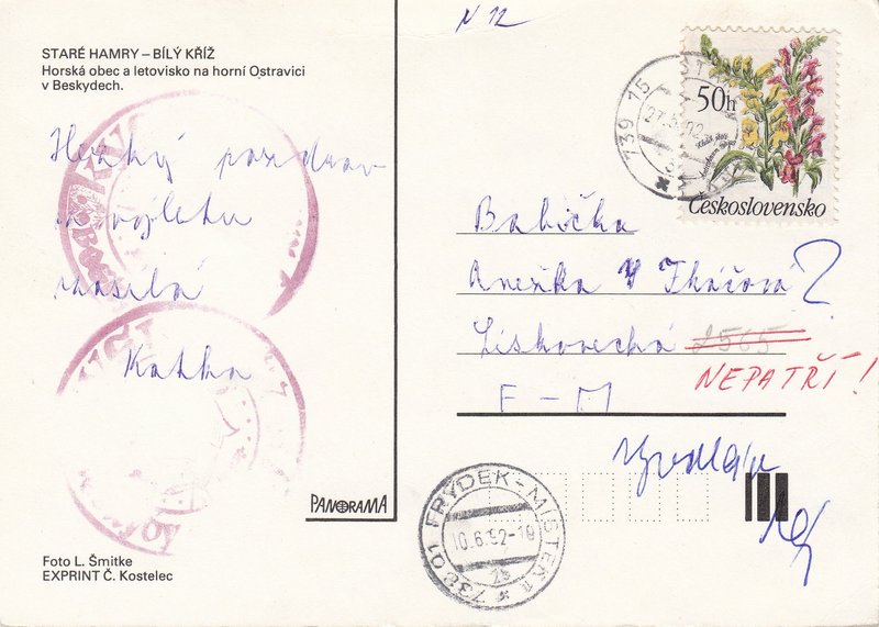 STARÉ HAMRY - BÍLÝ ŘÍŽ