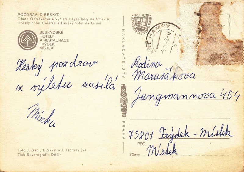 POZDRAV Z BESKYD