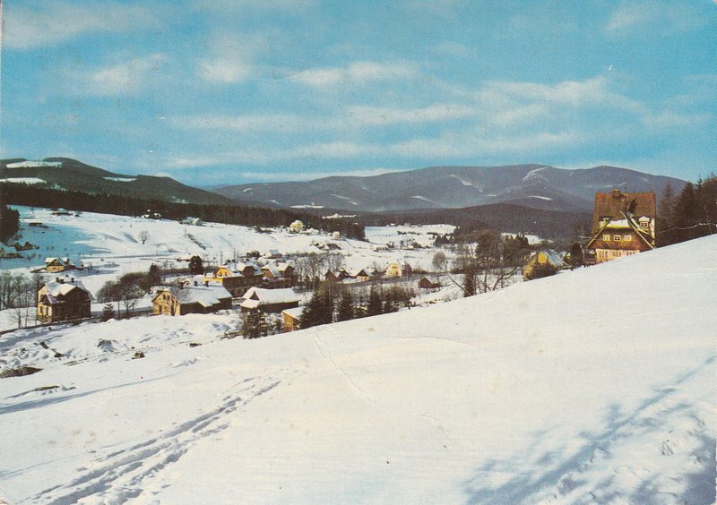 BESKYDY - STARÉ HAMRY  v pozadí Smrk