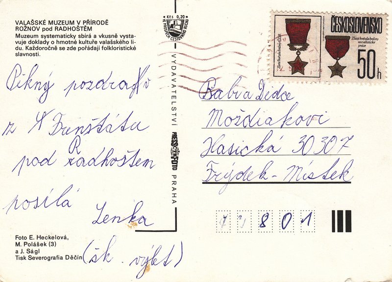 VALAŠSKÉ MUZEUM V PŘÍRODĚ - ROŽNOV pod RADHOŠTĚM