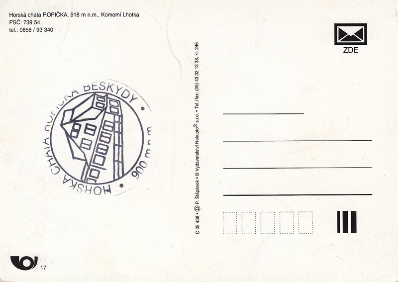 ROPIČKA - horská chata