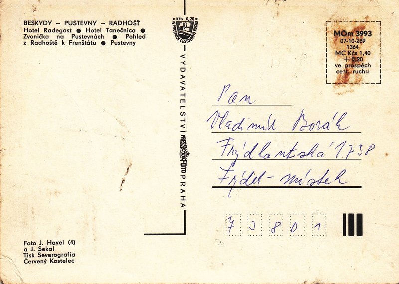 BESKYDY - PUSTEVNY - RADHOŠŤ