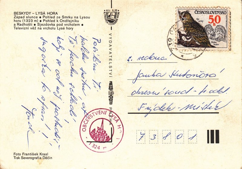 BESKYDY - LYSÁ HORA