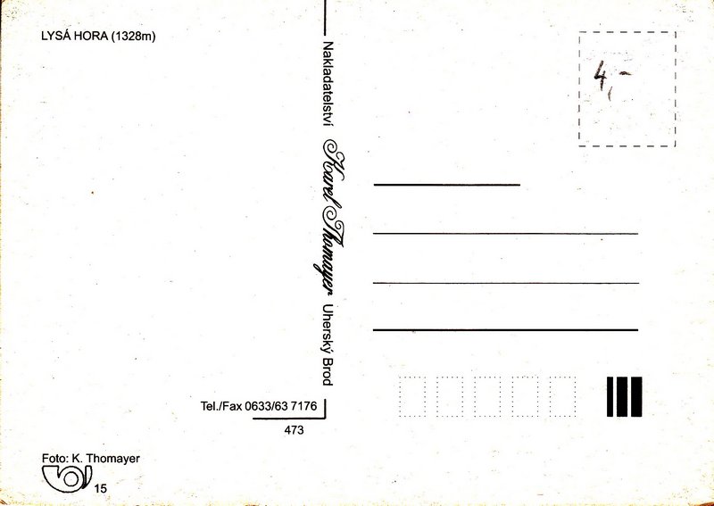 LYSÁ HORA (1328 m)