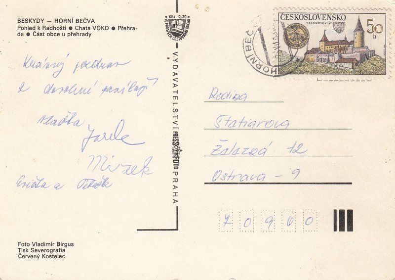 BESKYDY - HORNÍ BEČVA