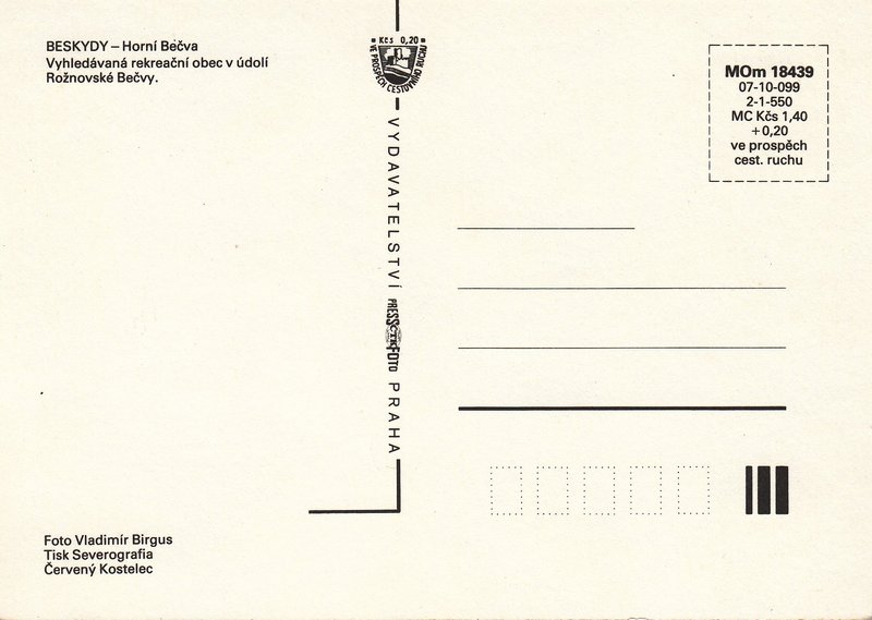 BESKYDY - Horní Bečva