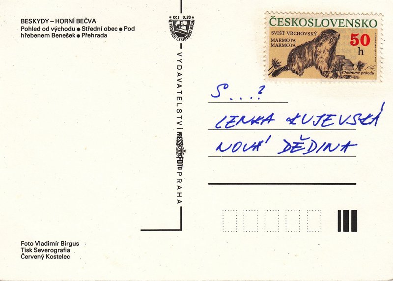 BESKYDY - HORNÍ BEČVA