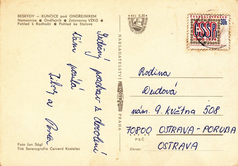 BESKYDY - KUNČICE pod ONDŘEJNÍKEM