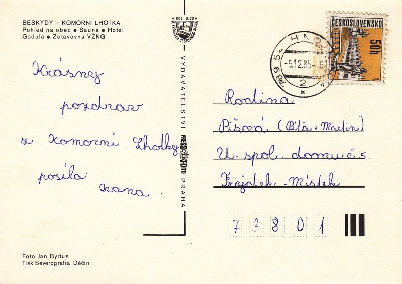 BESKYDY - KOMORNÍ LHOTKA