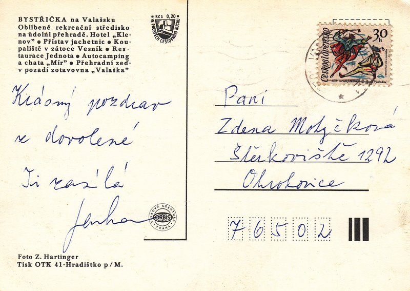 BYSTŘIČKA  na Valašsku