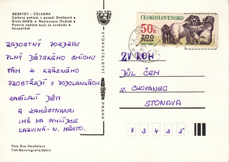 BESKYDY - ČELADNÁ