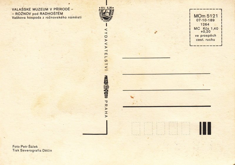 VALAŠSKÉ MUZEUM V PŘÍRODĚ - ROŽNOV pod RADHOŠTĚM 