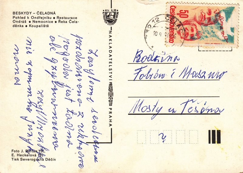 BESKYDY - ČELADNÁ
