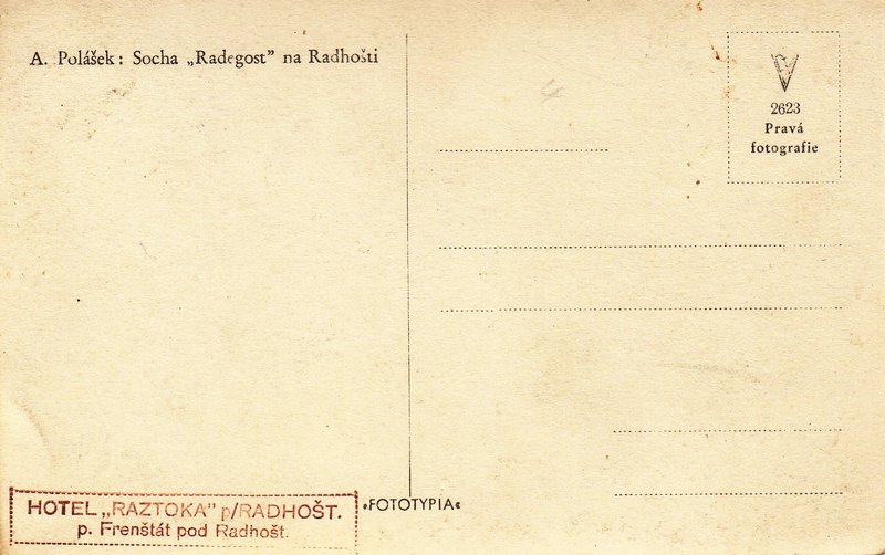 A. Polášek: Socha „Radegast” na Radhošti