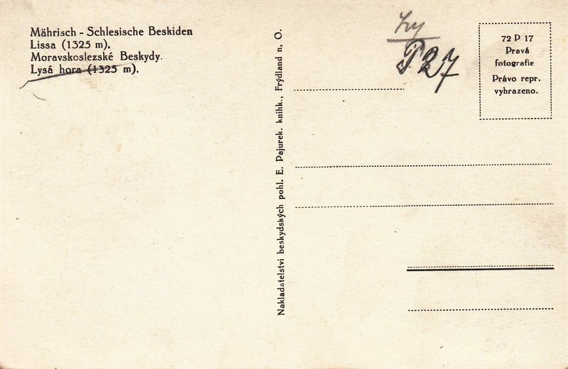 Moravskoslezské Beskydy Lysá Hora